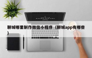 辽源聊城哪里制作微信小程序（聊城app有哪些）
